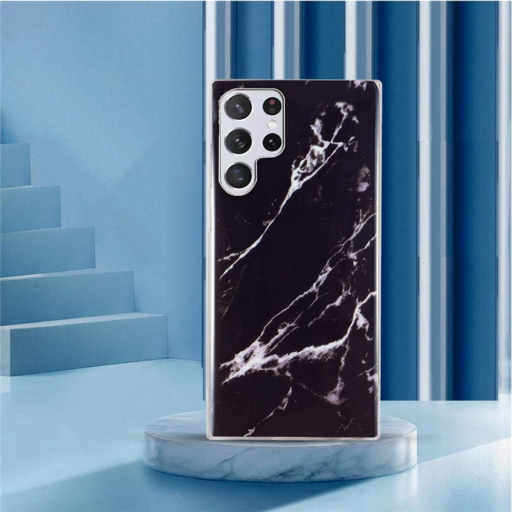 Galaxy S22 Ultra 5G Schutzhülle – Marmormuster & Kratzfest