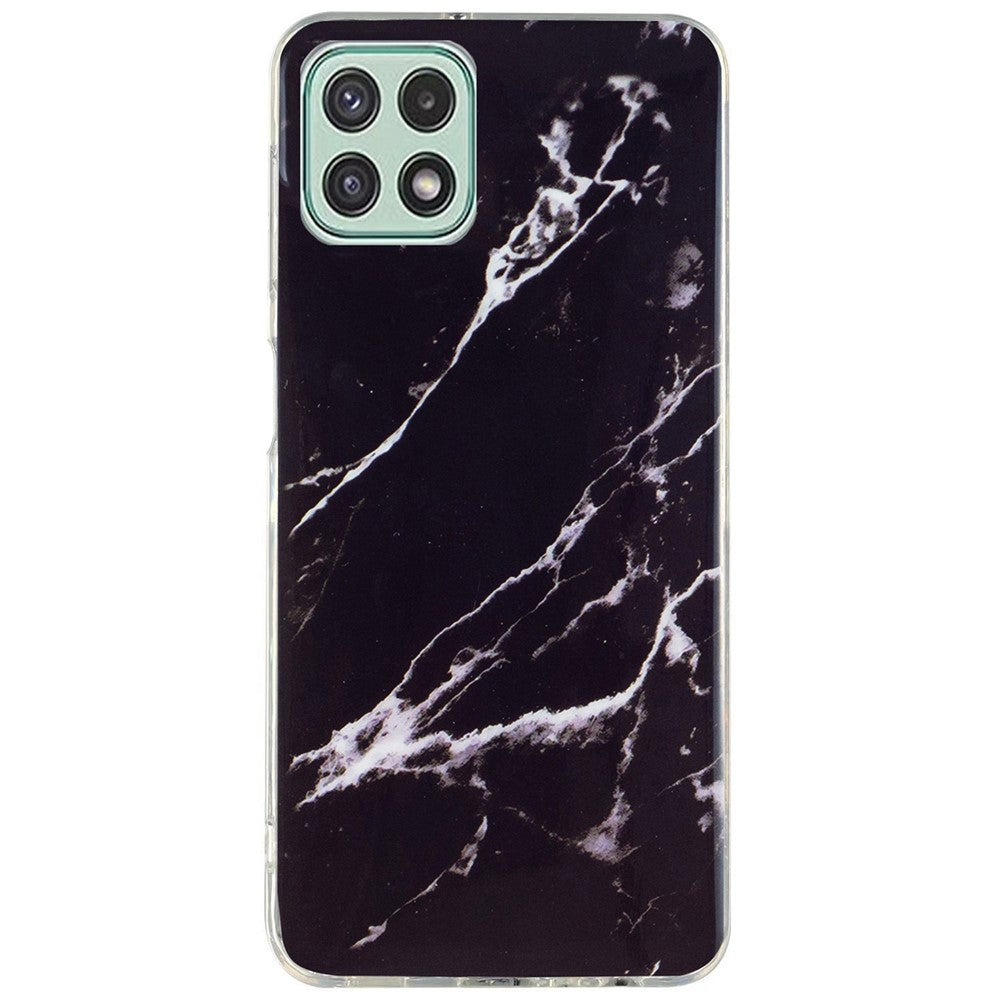 Galaxy A22 5G Schutzhülle – Marmormuster & Kratzfest