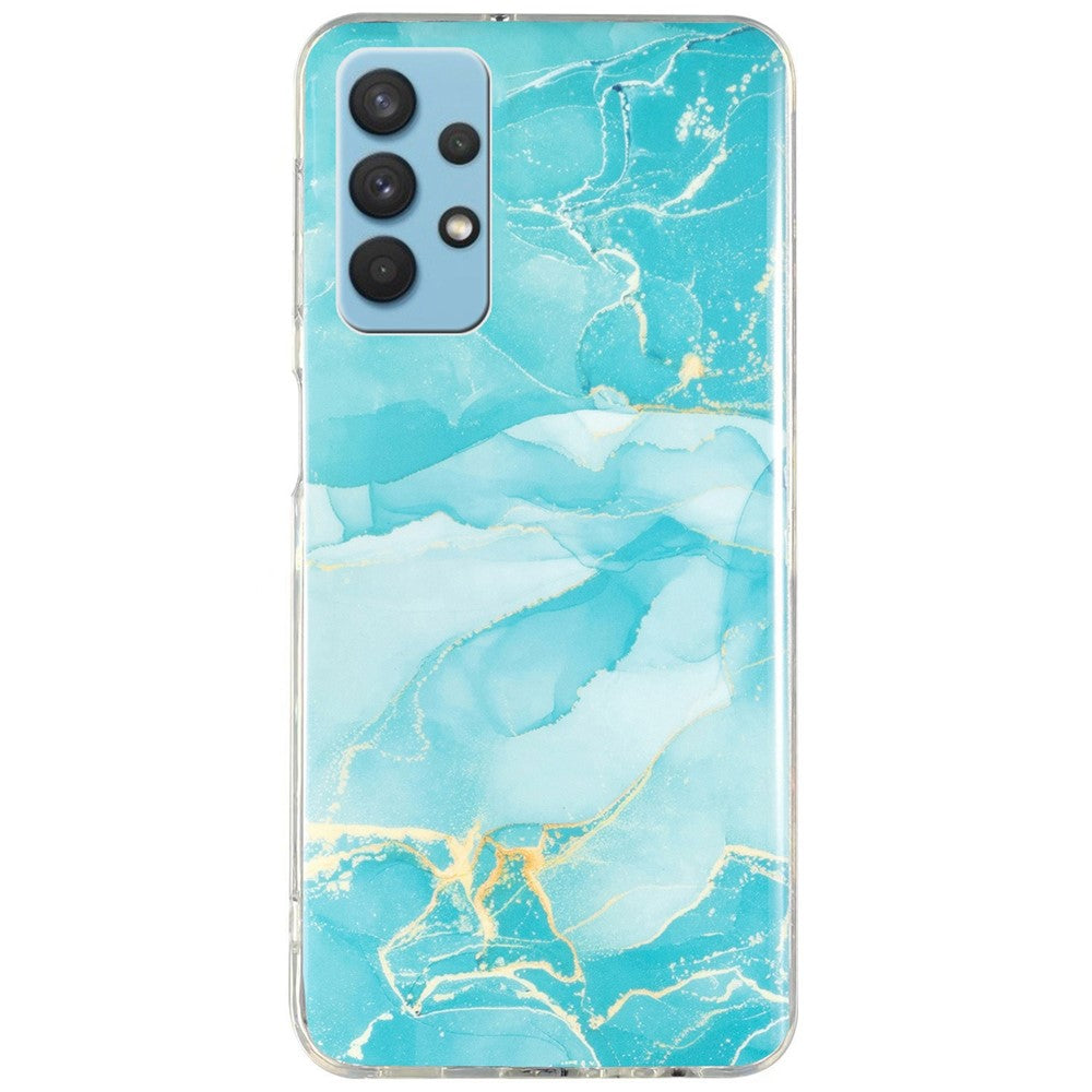 Galaxy A32 5G / M32 5G Schutzhülle – Marmormuster & Kratzfest