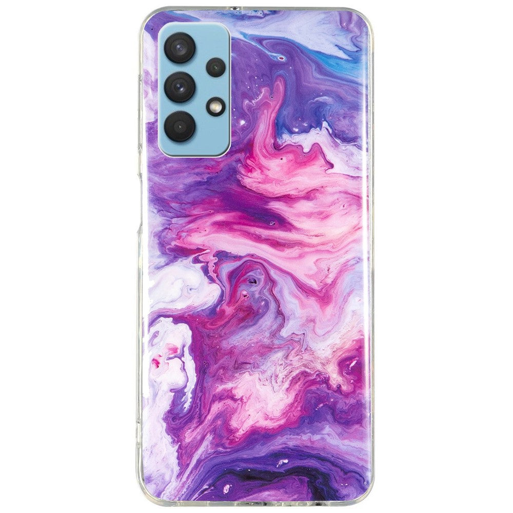 Galaxy A32 5G / M32 5G Schutzhülle – Marmormuster & Kratzfest
