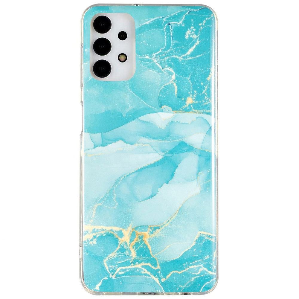 Galaxy A13 4G Schutzhülle – Marmormuster & Kratzfest