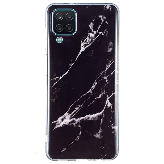 Galaxy A12 Schutzhülle – Marmormuster & Kratzfest