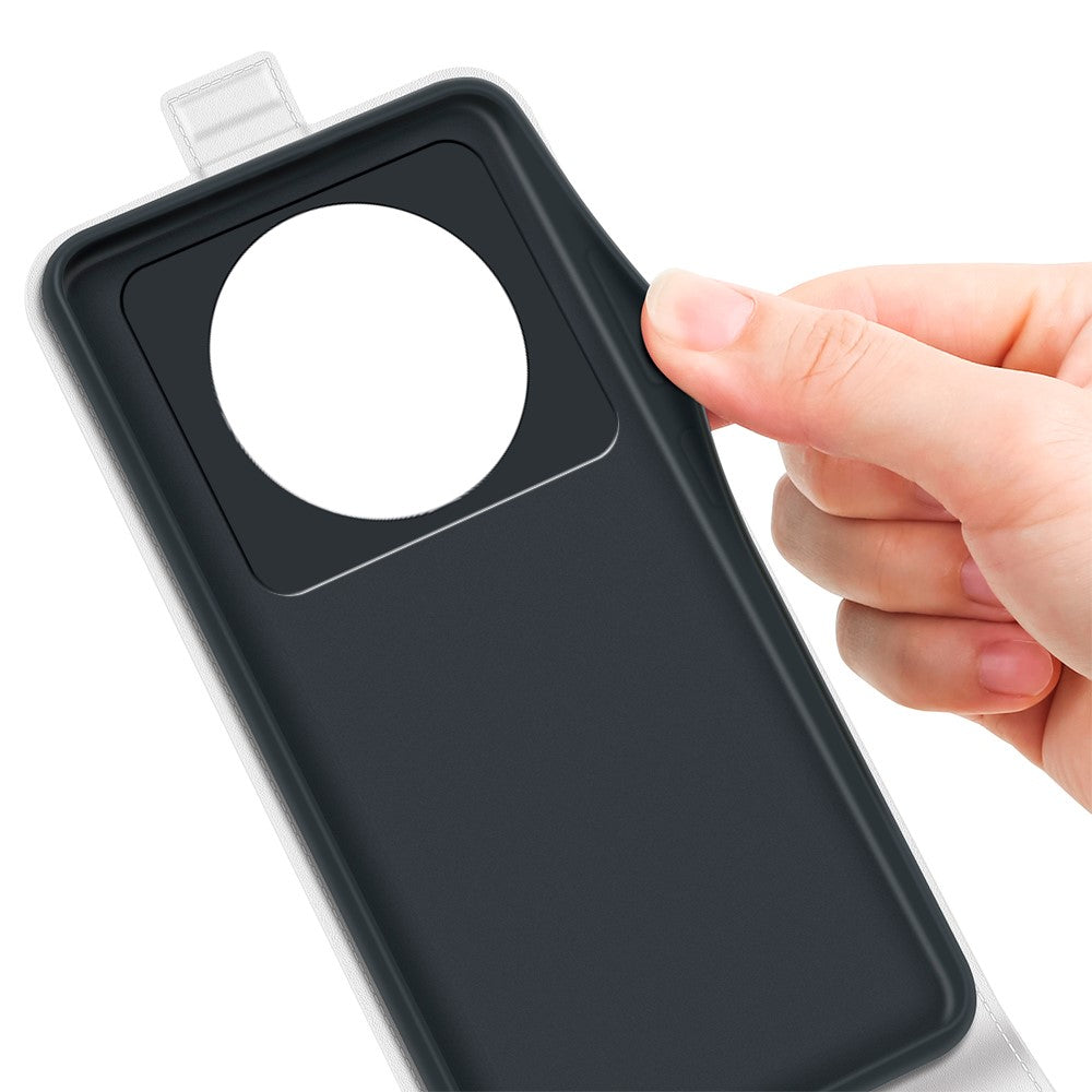 For Xiaomi 12S Ultra 5G Card Holder Crazy Horse Texture PU Leather Phone Case Vertical Flip Protective Cover
