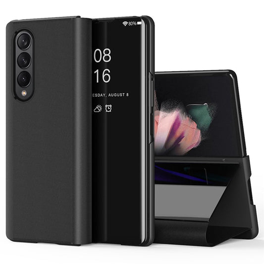 Galaxy Z Fold4 5G – Handyhülle aus Kunststoff und PU-Leder, mit Ständer