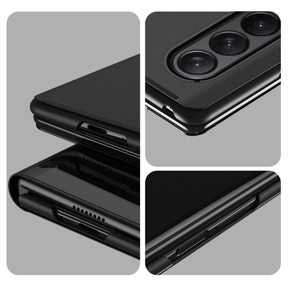 For Samsung Galaxy Z Fold4 5G Flip Leather Cover with Stand Full Body Protective Phone Case