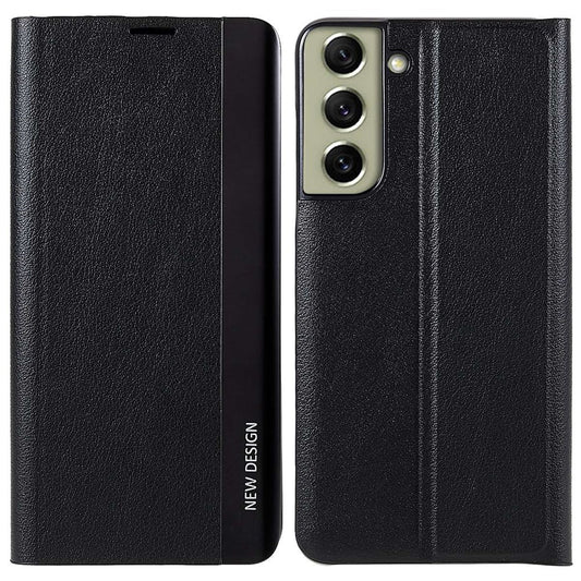 Galaxy S21 FE 5G Klappbare Hülle – elegant, stoßfest, mit Ständer & galvanisierter Oberfläche