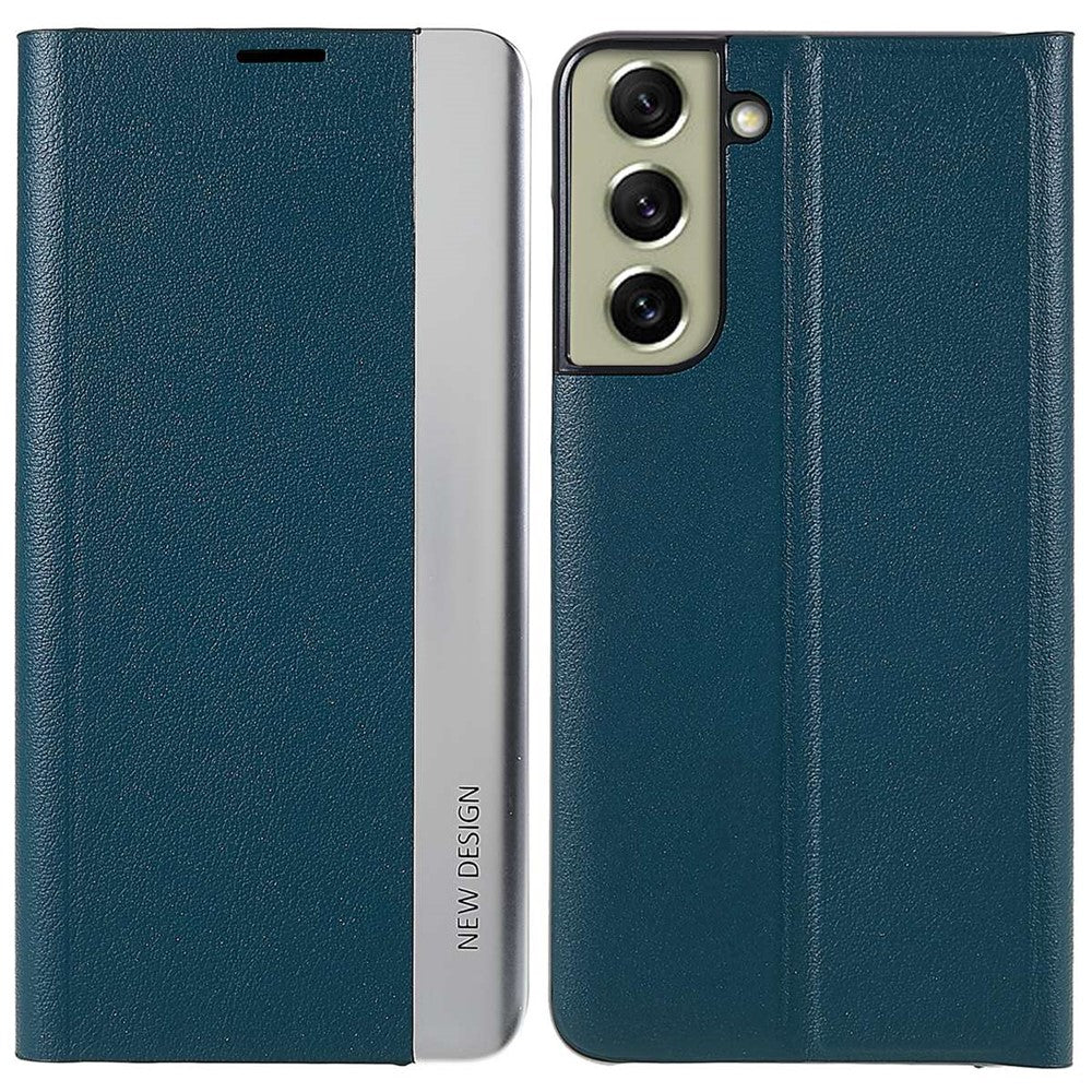 Galaxy S21 FE 5G Klappbare Hülle – elegant, stoßfest, mit Ständer & galvanisierter Oberfläche