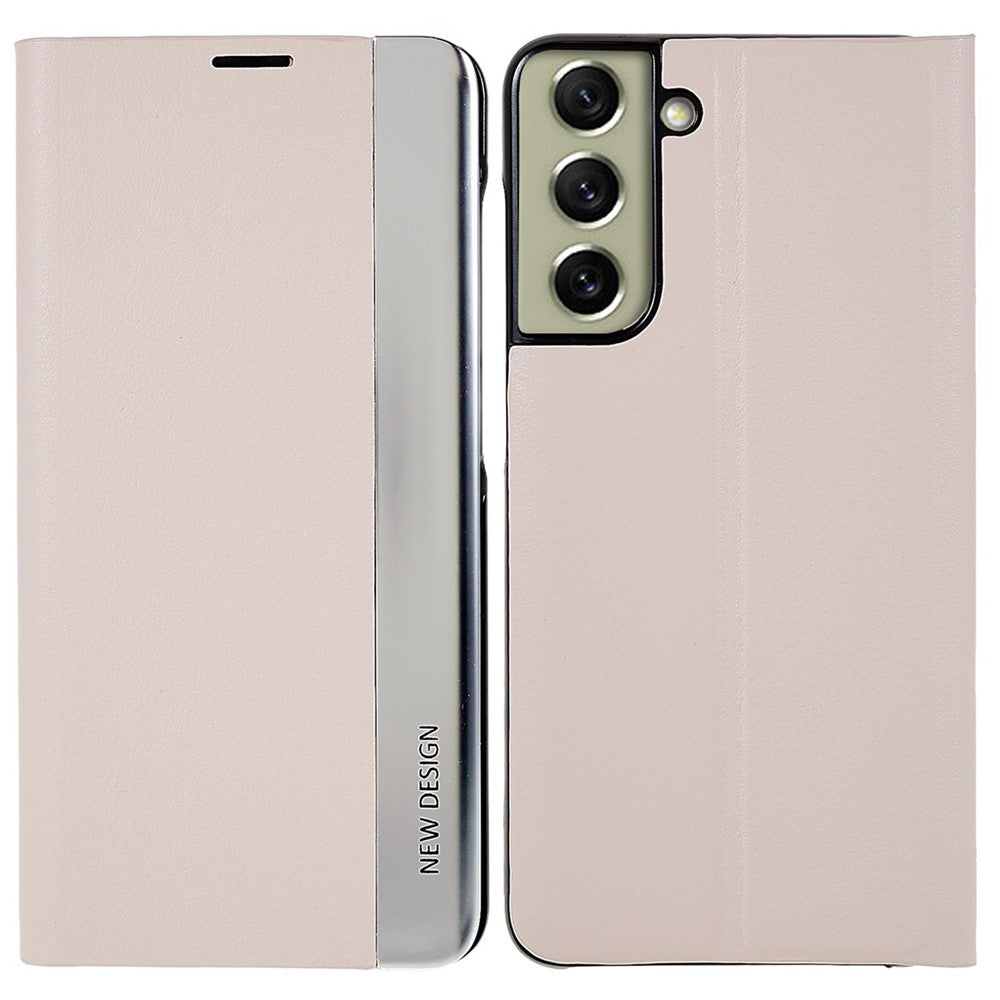 Galaxy S21 FE 5G Klappbare Hülle – elegant, stoßfest, mit Ständer & galvanisierter Oberfläche