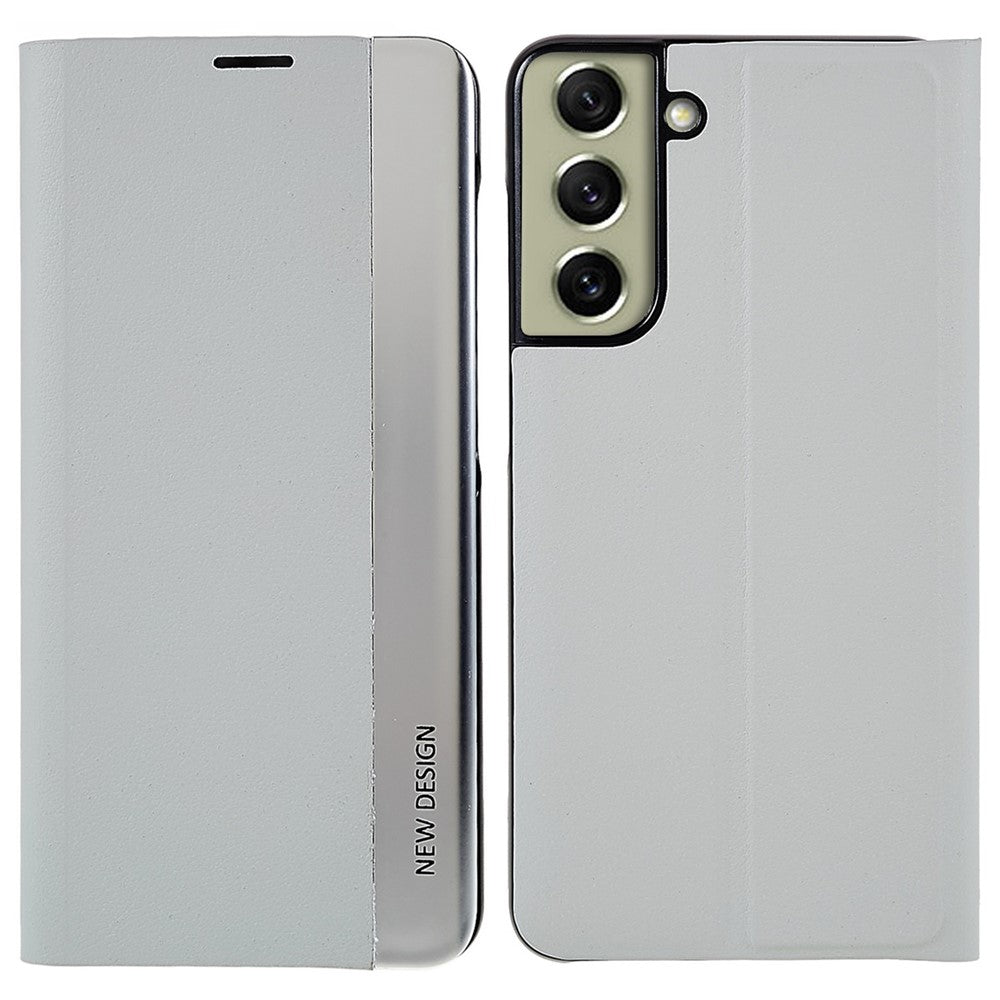 Galaxy S21 FE 5G Klappbare Hülle – elegant, stoßfest, mit Ständer & galvanisierter Oberfläche
