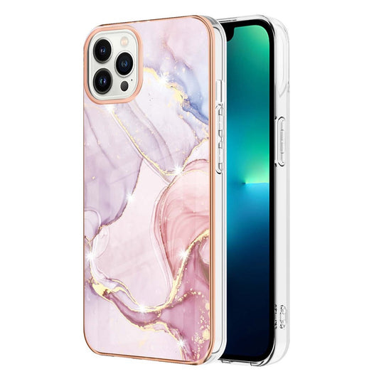 iPhone 14 Pro Max Schutzhülle – Mit Marmormuster 2,0 mm Galvanik-Rückseite