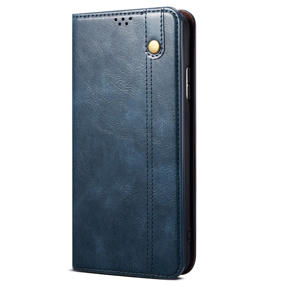 For Honor 70 5G Shockproof Waxy Crazy Horse Texture Wallet Case Stand Anti-scratch PU Leather Mobile Phone Cover