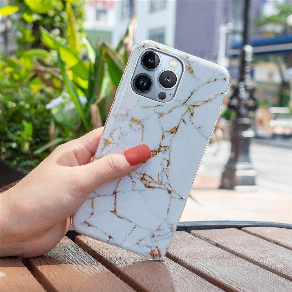 iPhone 14 Pro Marmorhülle – Mit elegantem Marble Design