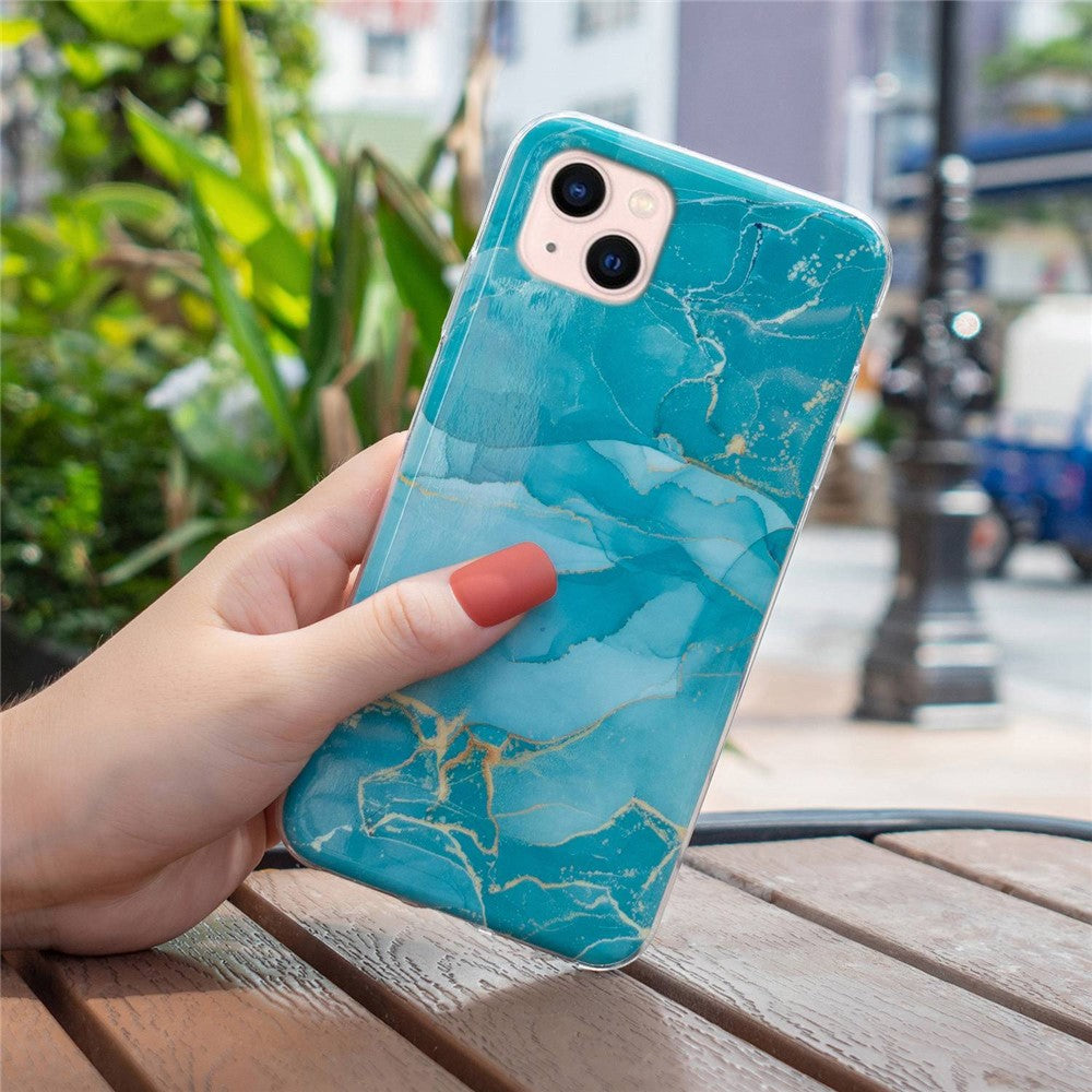 iPhone 14 Plus Marmorhülle – Mit elegantem Marble Design