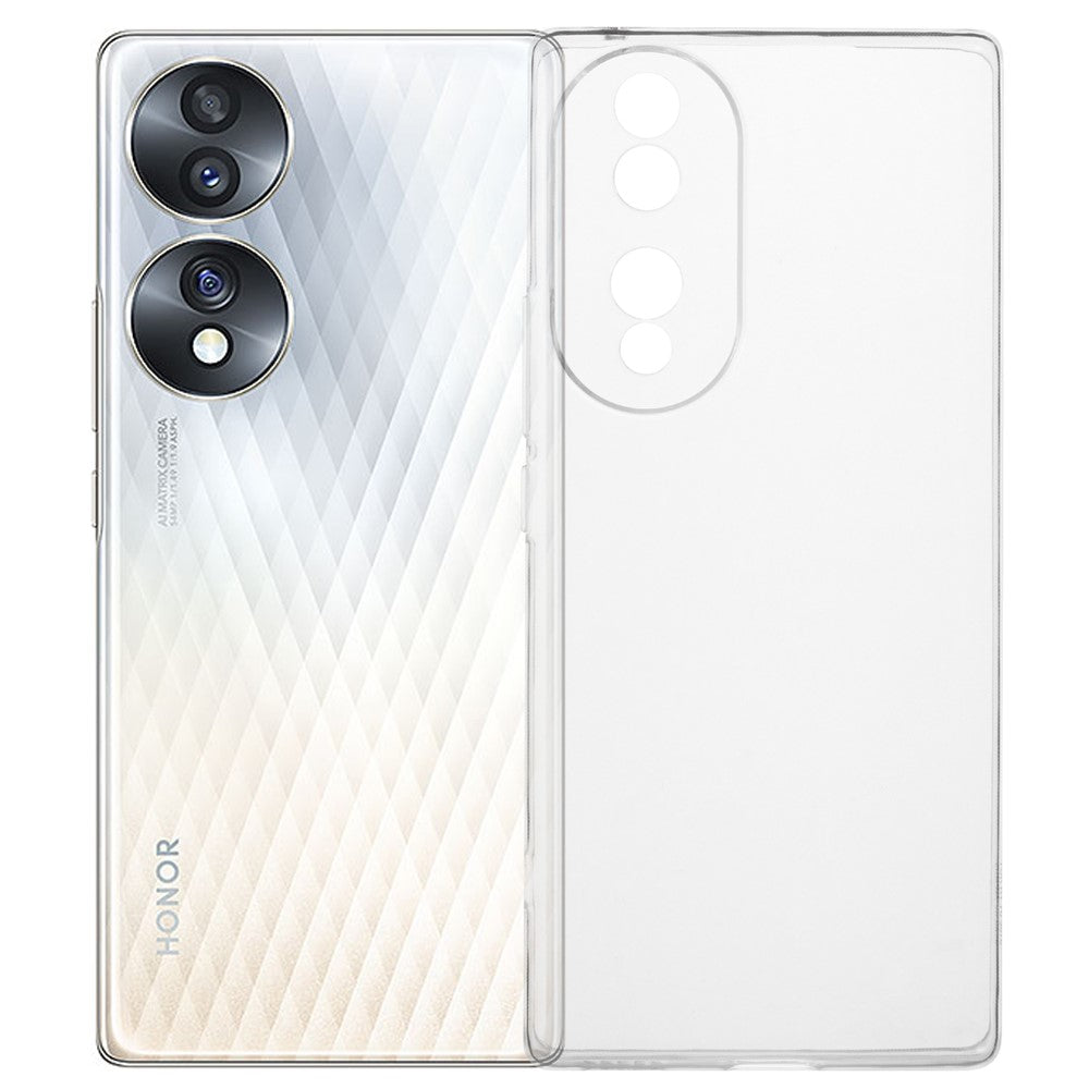 For Honor 70 5G TPU Phone Protective Back Phone Case HD Transparent Anti-Scratch Cell Phone Shell Bag