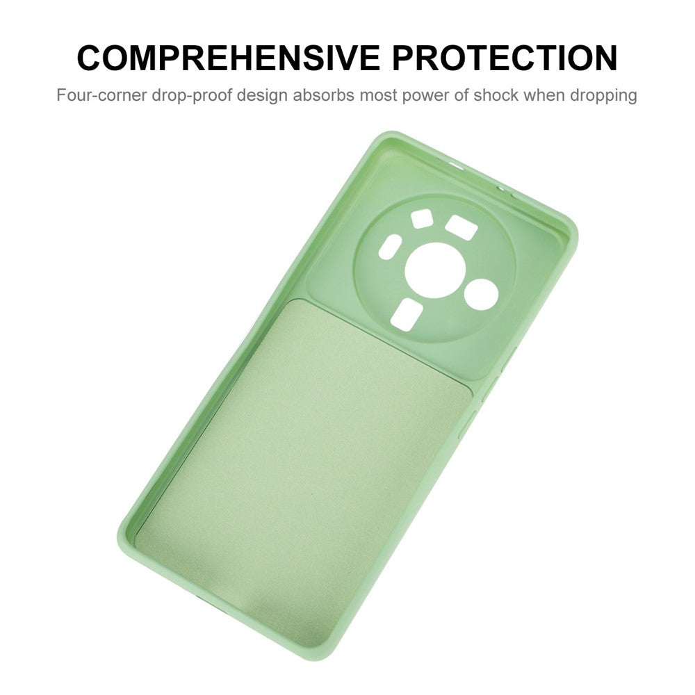 ENKAY HAT PRINCE For Xiaomi 12S Ultra 5G Straight Edge Liquid Silicone Case Precise Cutout Lens Protection Cover
