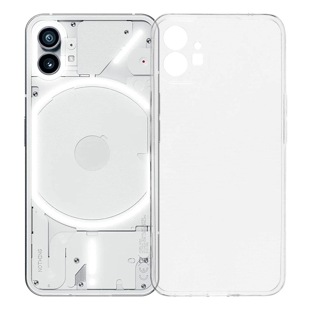 Nothing Phone (1) 5G Transparente Handyhülle – Aus TPU, kratzfest & stoßfest
