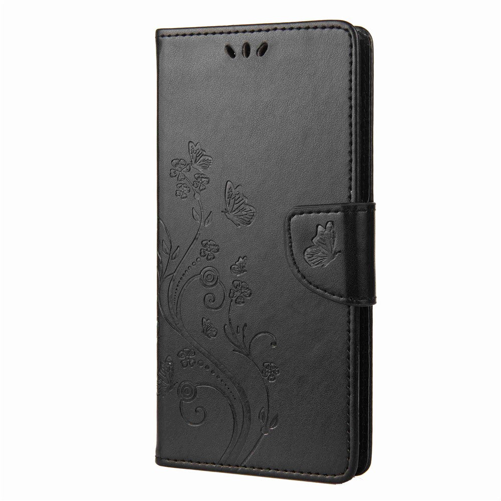 Nothing phone (1) 5G Wallet-Handyhülle – Stoßfest, mit Schmetterlings- & Blumenmuster, aus PU-Leder, mit Ständer