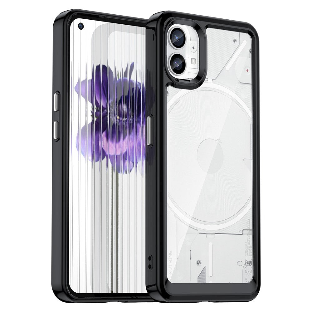 Nothing phone (1) 5G Transparente Handyhülle – Stoßfeste Rückseite, aus TPU & Acryl