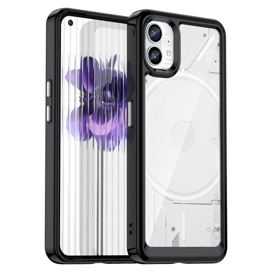Nothing phone (1) 5G Transparente Handyhülle – Stoßfeste Rückseite, aus TPU & Acryl