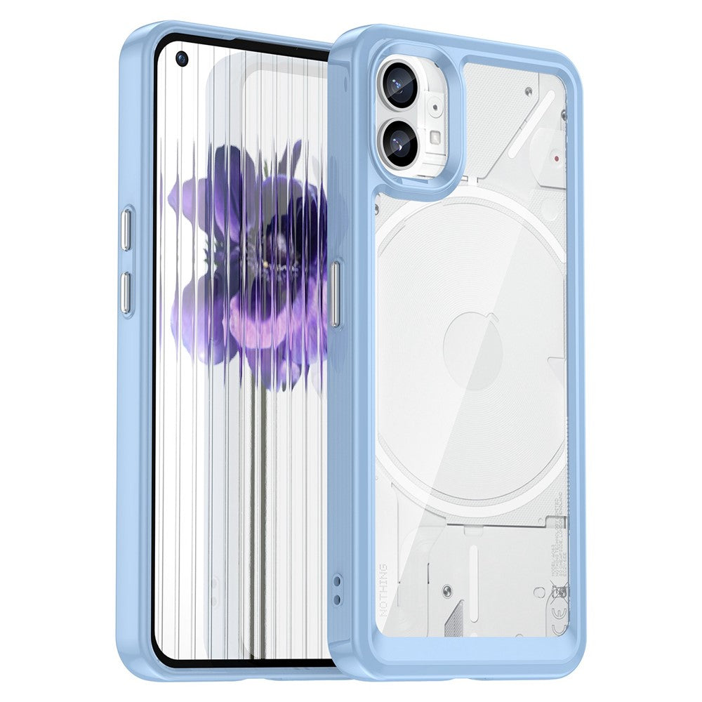 Nothing phone (1) 5G Transparente Handyhülle – Stoßfeste Rückseite, aus TPU & Acryl