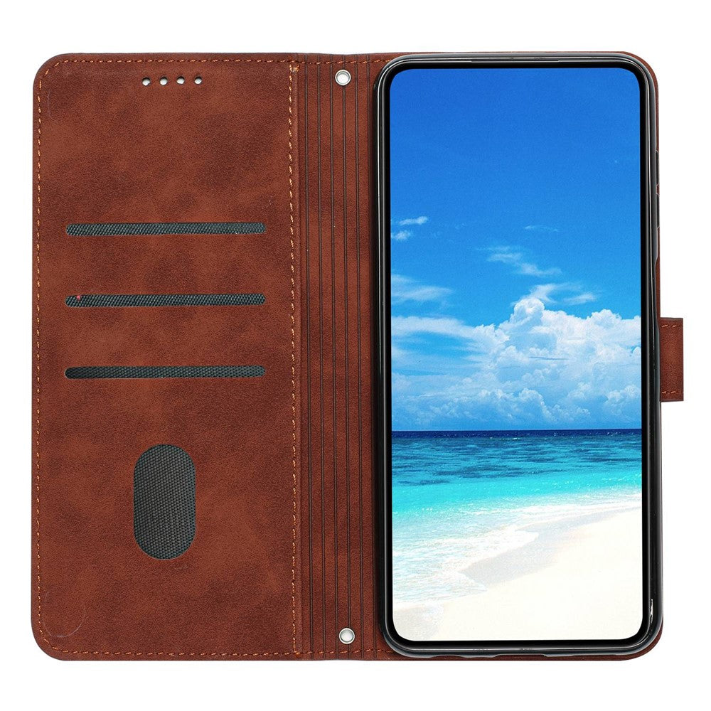 Nothing phone (1) 5G Wallet-Handyhülle – Mit Aufdruck, hautfreundliches PU-Leder, Ständer, magnetischer Stoßschutz, mit Tragegurt
