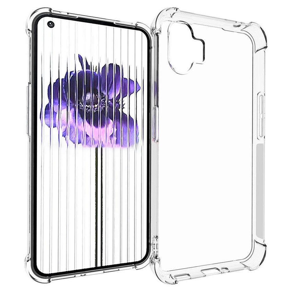 Nothing phone (1) 5G Transparente Handyhülle – Aus TPU, mit Airbag-Schutz