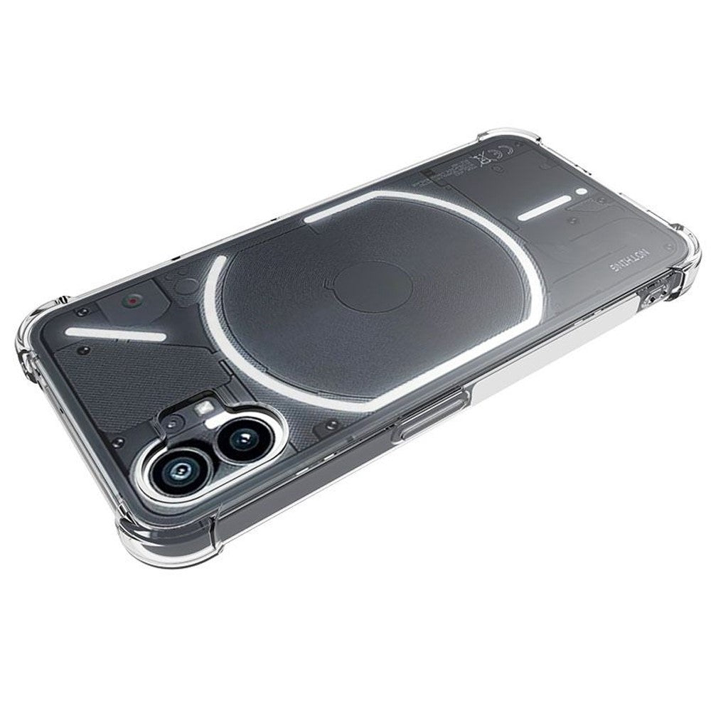 Nothing phone (1) 5G Transparente Handyhülle – Aus TPU, mit Airbag-Schutz