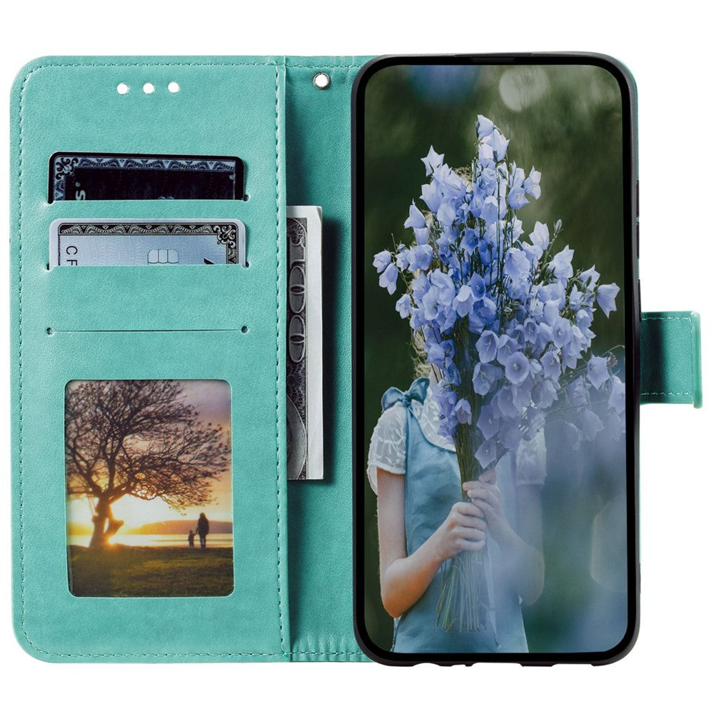 Nothing phone (1) 5G Wallet-Handyhülle – Mit Totem-Aufdruck, aus PU-Leder