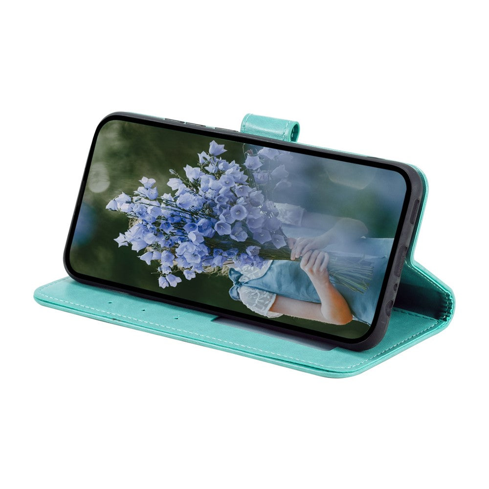 Nothing phone (1) 5G Wallet-Handyhülle – Mit Totem-Aufdruck, aus PU-Leder