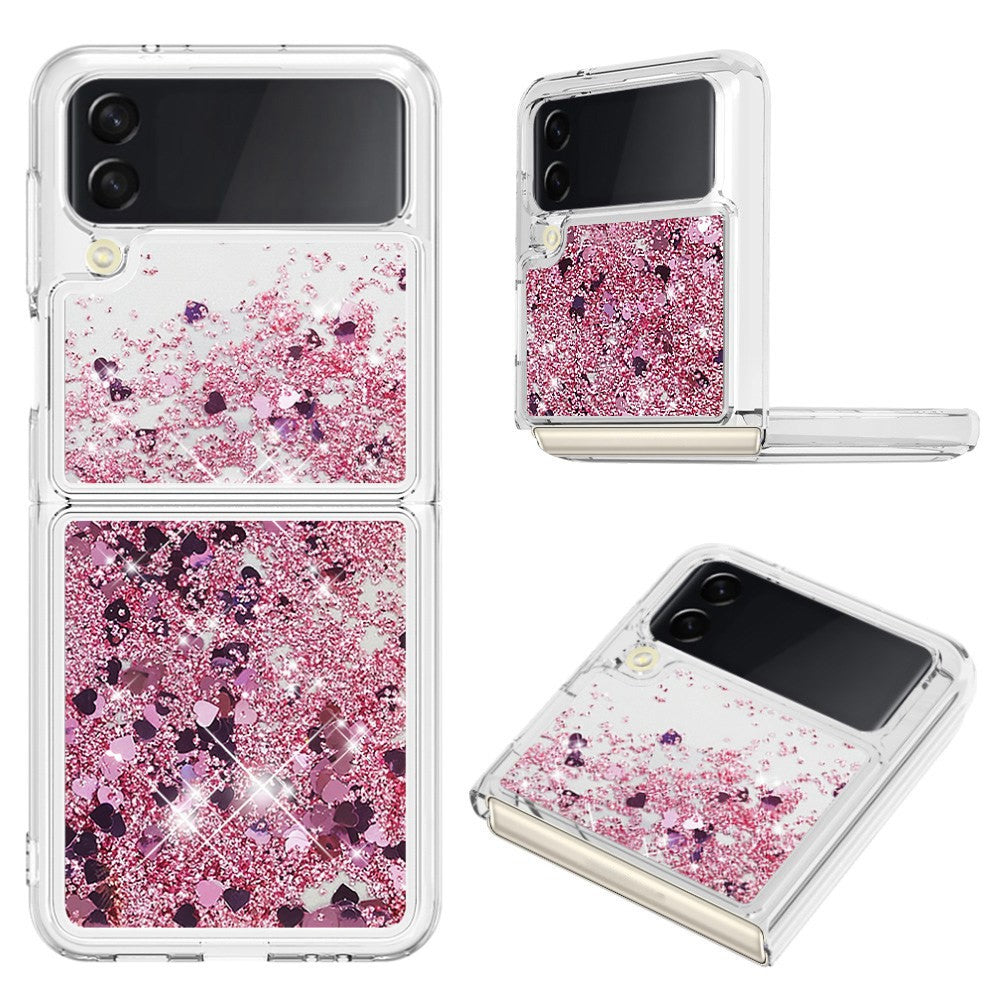 Galaxy Z Flip4 5G Glitzer-Hülle – Stoßfest & mit Treibsand