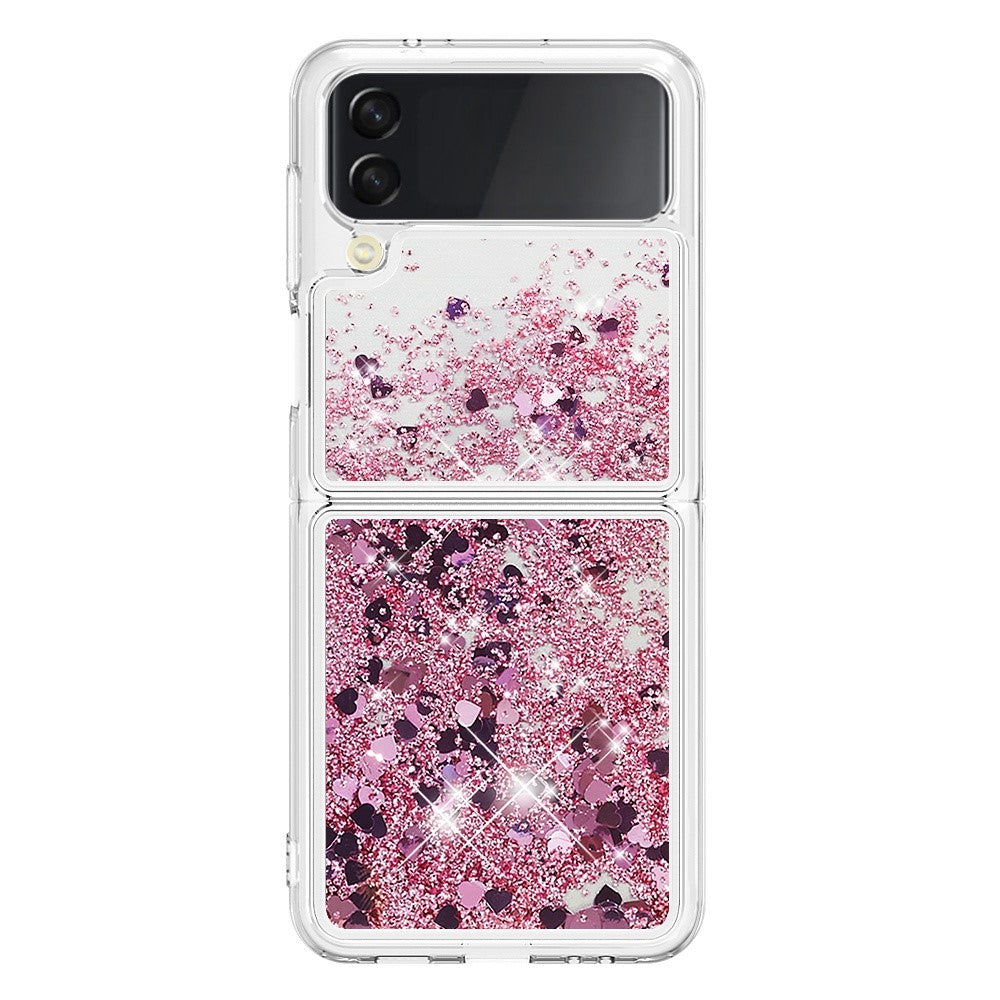 Galaxy Z Flip4 5G Glitzer-Hülle – Stoßfest & mit Treibsand