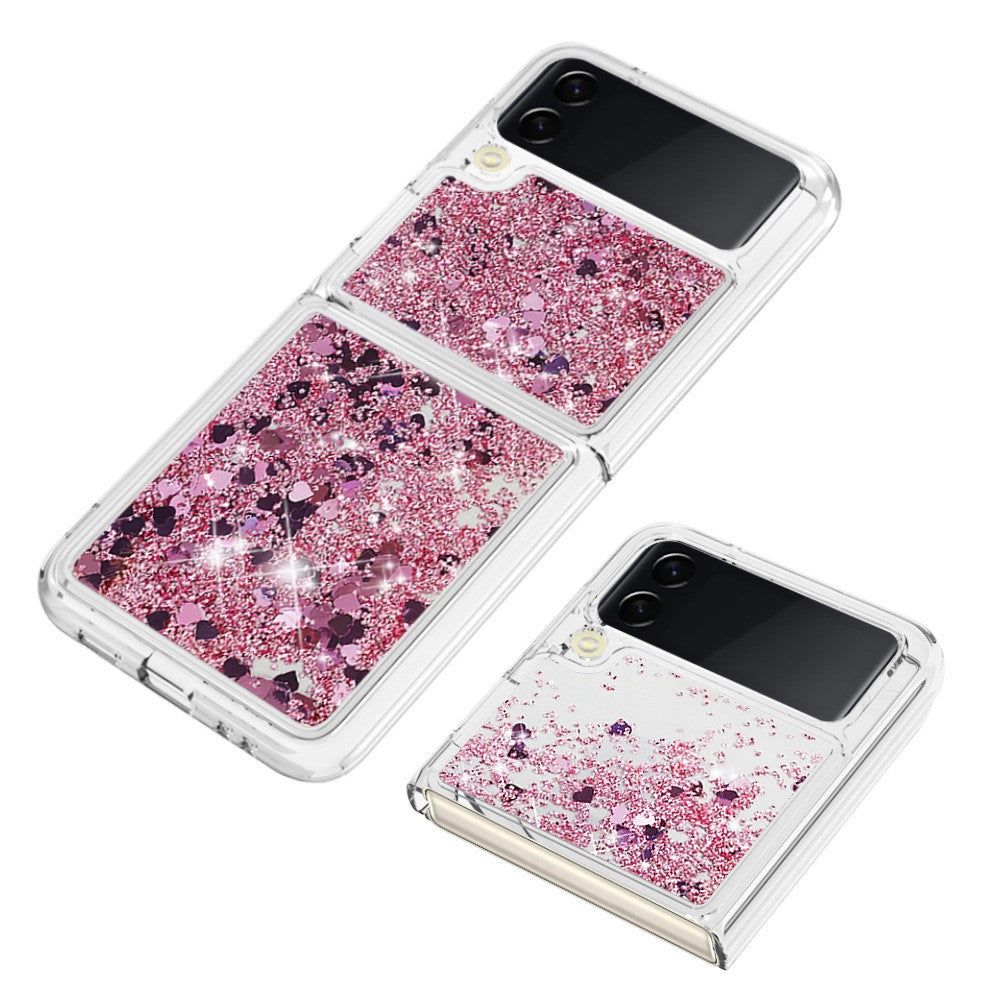 Galaxy Z Flip4 5G Glitzer-Hülle – Stoßfest & mit Treibsand