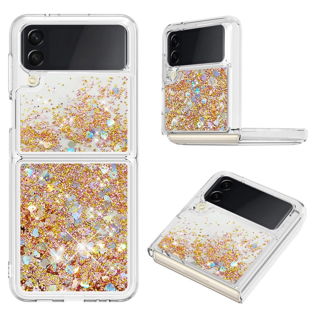 Galaxy Z Flip4 5G Glitzer-Hülle – Stoßfest & mit Treibsand