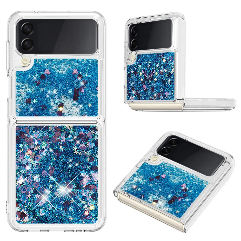 Galaxy Z Flip4 5G Glitzer-Hülle – Stoßfest & mit Treibsand