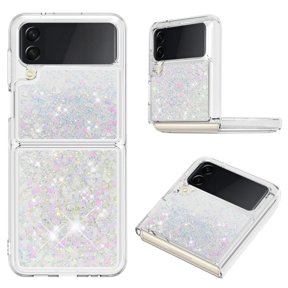Galaxy Z Flip4 5G Glitzer-Hülle – Stoßfest & mit Treibsand