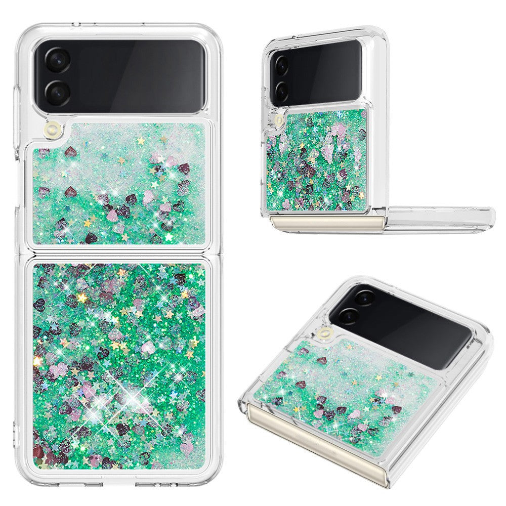 Galaxy Z Flip4 5G Glitzer-Hülle – Stoßfest & mit Treibsand