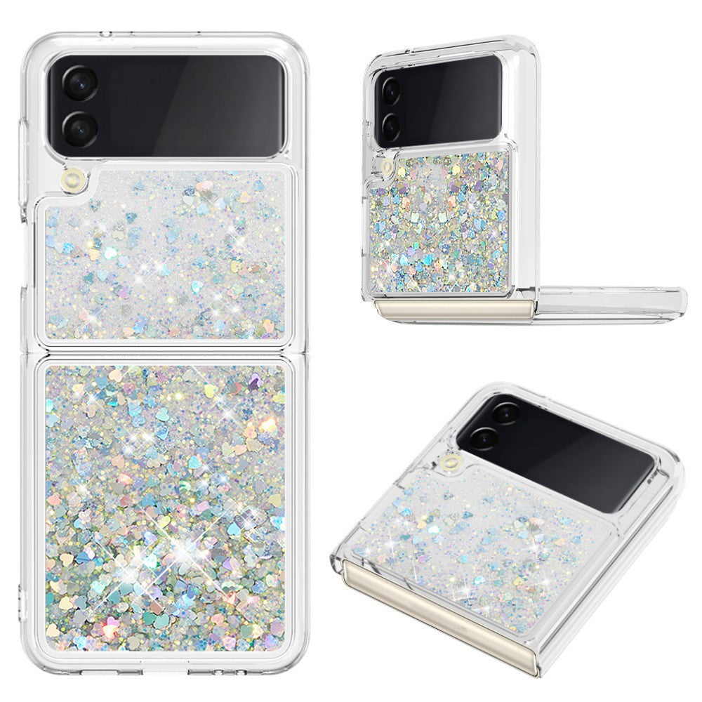 Galaxy Z Flip4 5G Glitzer-Hülle – Stoßfest & mit Treibsand