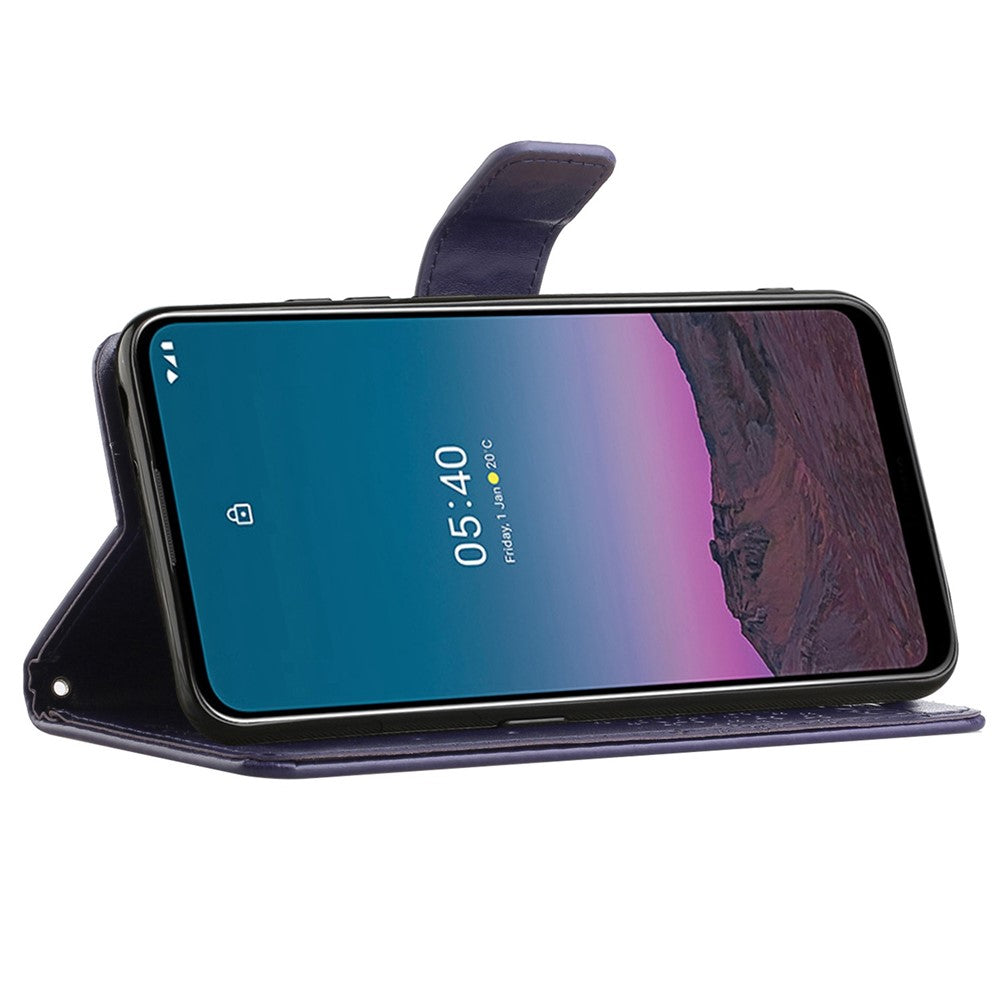 Nothing phone (1) 5G Wallet-Handyhülle – Aus PU-Leder, mit Eulen- & Baummuster, integriertem Portemonnaie, Aufstellfunktion, stoßfester Schutzhülle & Handschlaufe