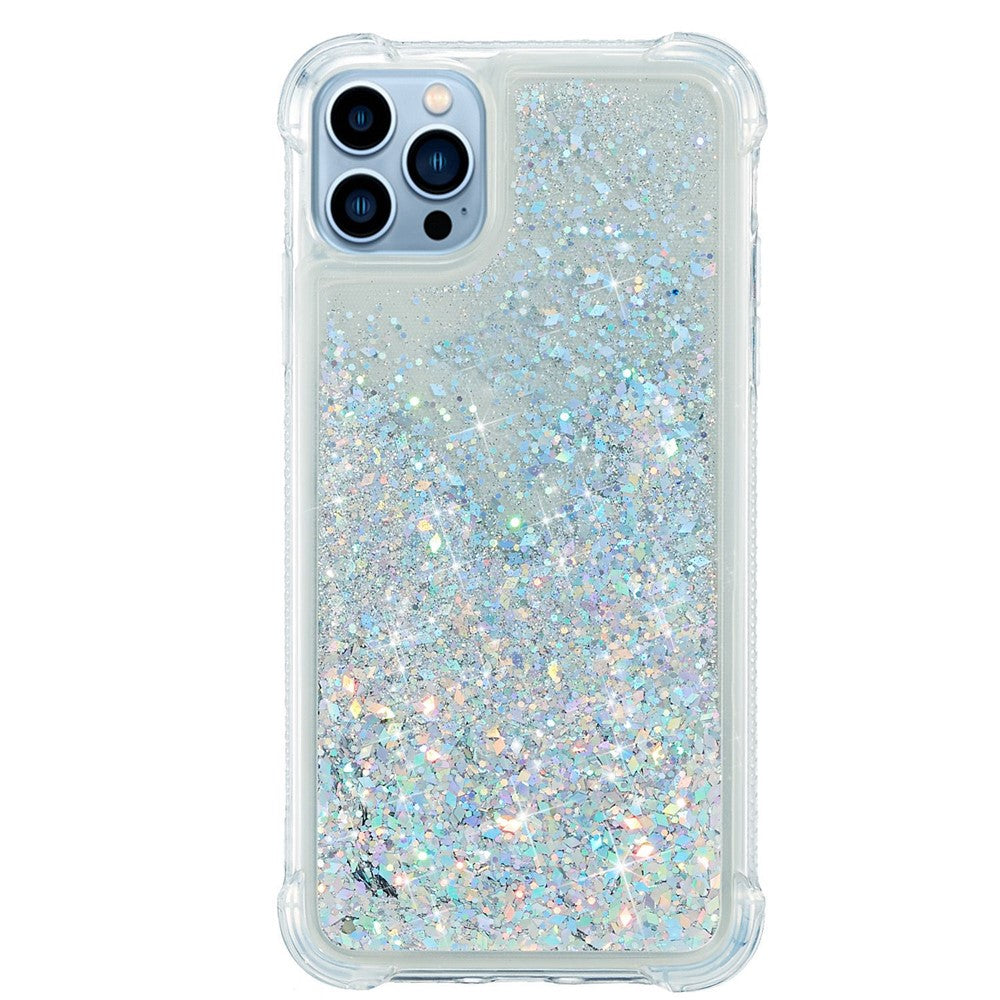 iPhone 14 Pro Glitzer-Hülle – Stoßfest & mit Treibsand