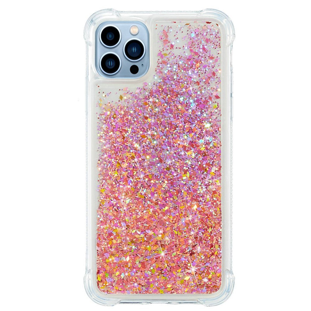iPhone 14 Pro Glitzer-Hülle – Stoßfest & mit Treibsand