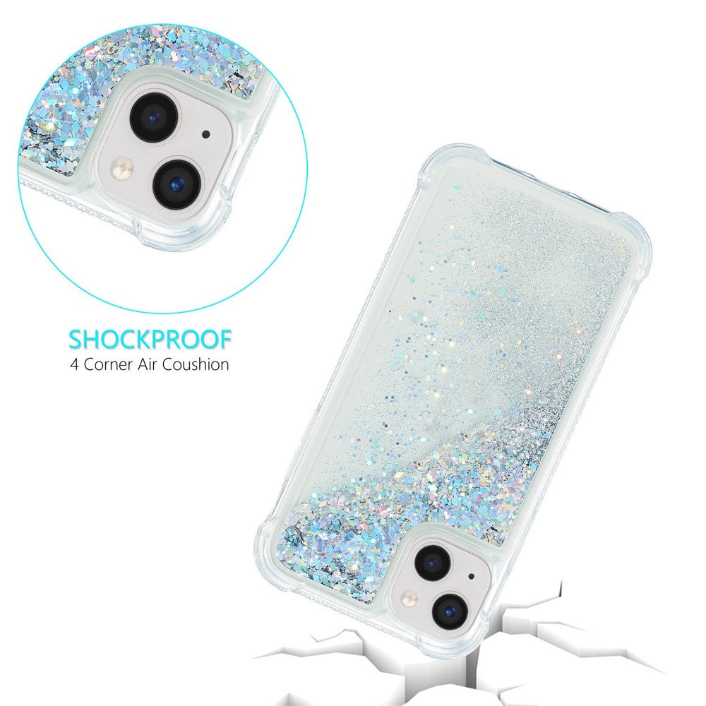 iPhone 14 Plus Glitzer-Hülle – Stoßfest & mit Treibsand