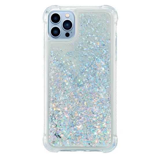 iPhone 14 Pro Max Glitzer-Hülle – Stoßfest & mit Treibsand