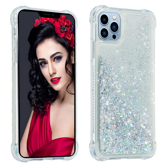 iPhone 14 Pro Max Glitzer-Hülle – Stoßfest & mit Treibsand