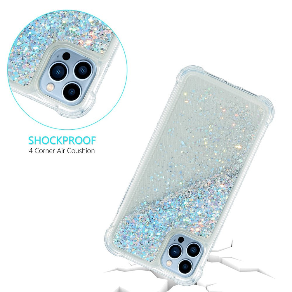 iPhone 14 Pro Max Glitzer-Hülle – Stoßfest & mit Treibsand