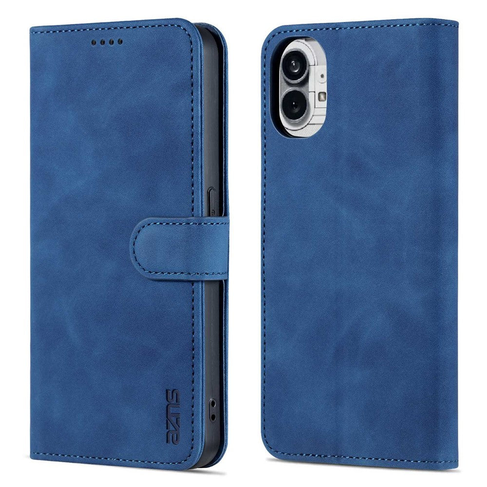 AZNS Wallet Phone Case for Nothing phone (1) 5G Protective Folio Flip Cover PU Leather + TPU Interior Case with Stand