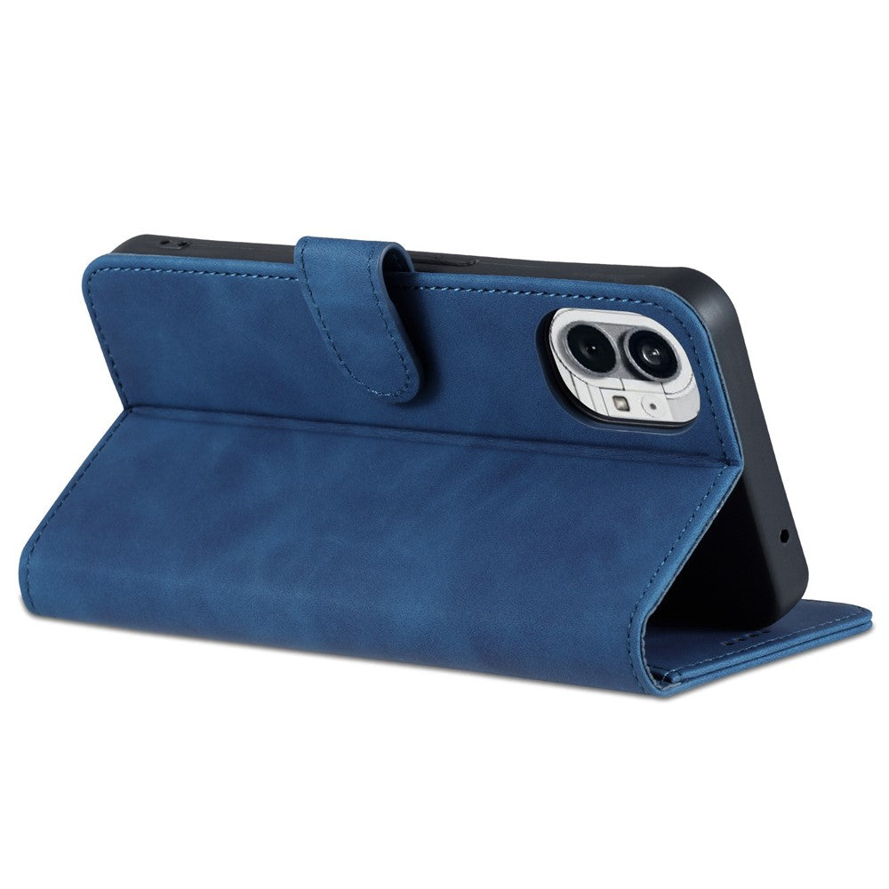 AZNS Wallet Phone Case for Nothing phone (1) 5G Protective Folio Flip Cover PU Leather + TPU Interior Case with Stand