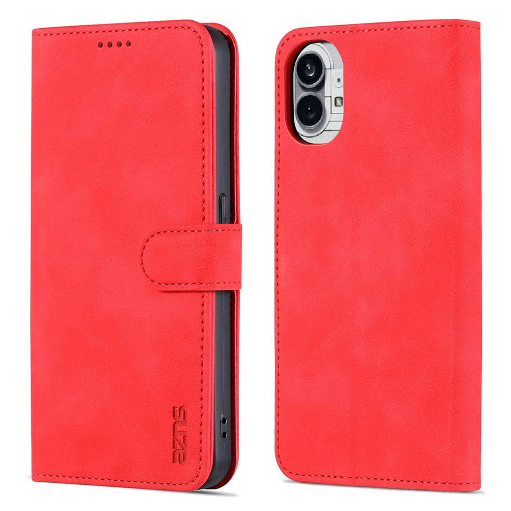 AZNS Wallet Phone Case for Nothing phone (1) 5G Protective Folio Flip Cover PU Leather + TPU Interior Case with Stand