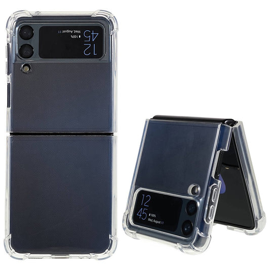 Galaxy Z Flip4 5G – Transparente Handyhülle aus TPU, stoßfest