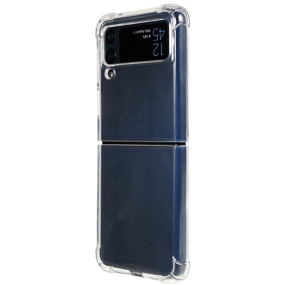 HD Clear Phone Shell Case for Samsung Galaxy Z Flip4 5G, Anti-Scratch Reinforced Corners Drop Protection TPU Phone Cover