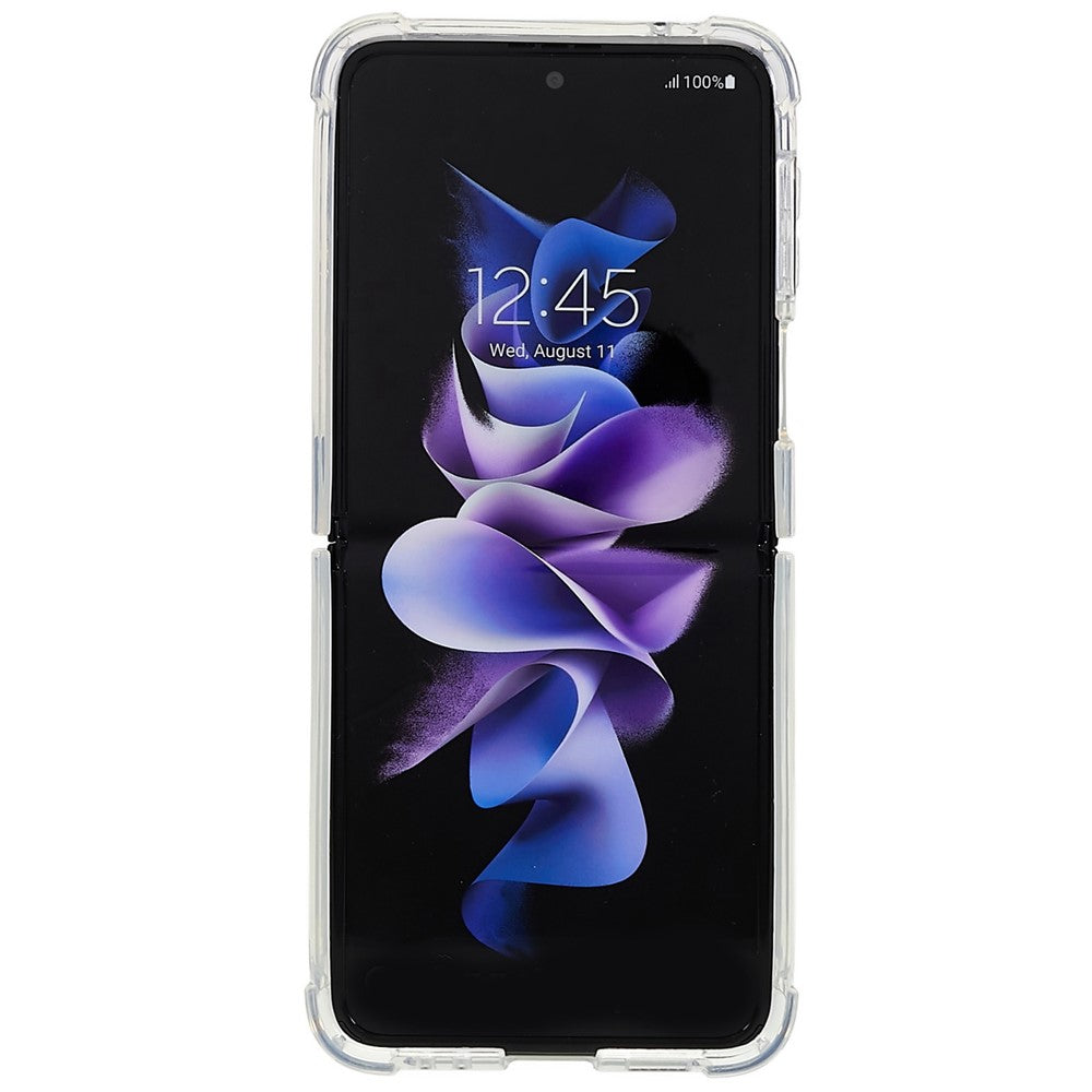 HD Clear Phone Shell Case for Samsung Galaxy Z Flip4 5G, Anti-Scratch Reinforced Corners Drop Protection TPU Phone Cover